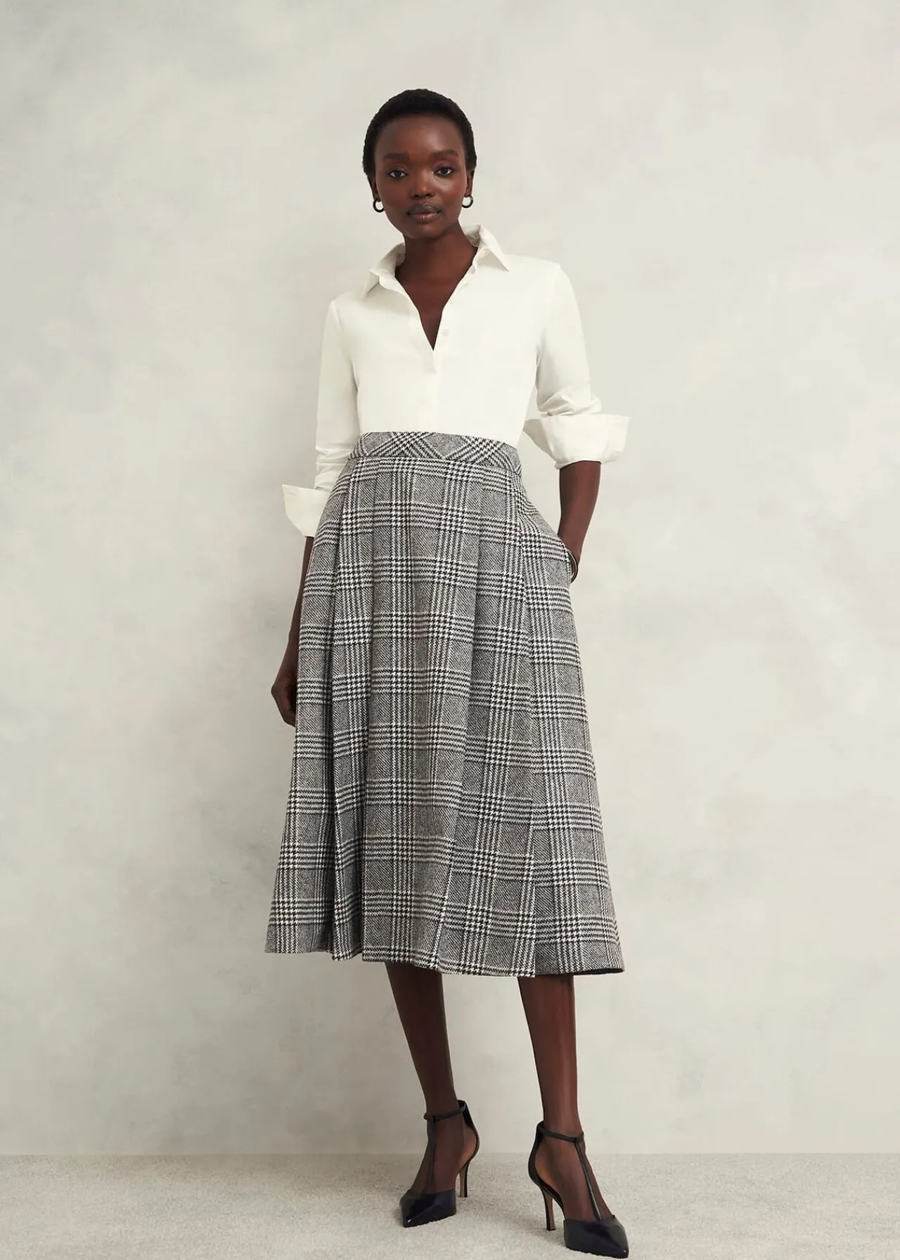 Hobbs Brea Wool Full Skirt* Workwear | Skirts