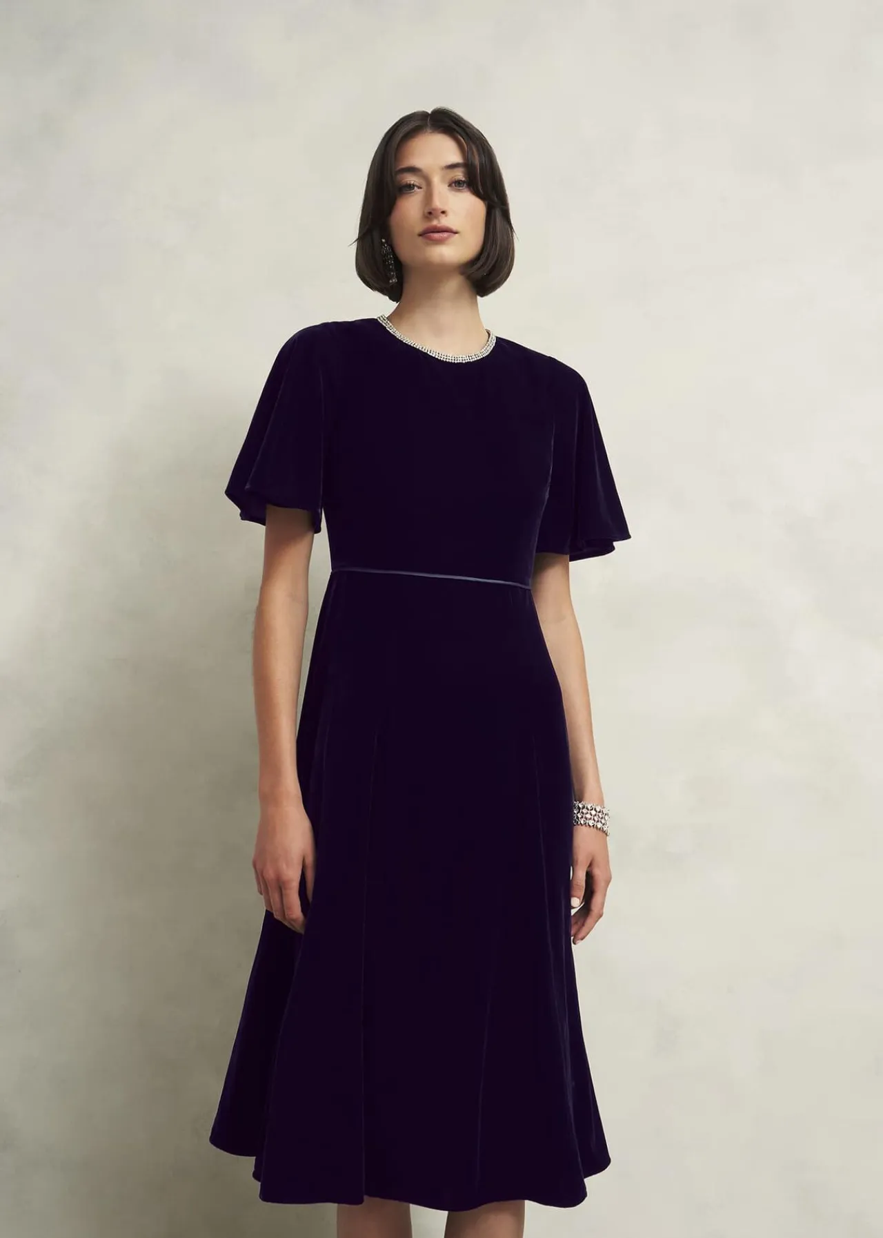 Hobbs Catalina Velvet Dress* Shop By Category | Shop By Edit