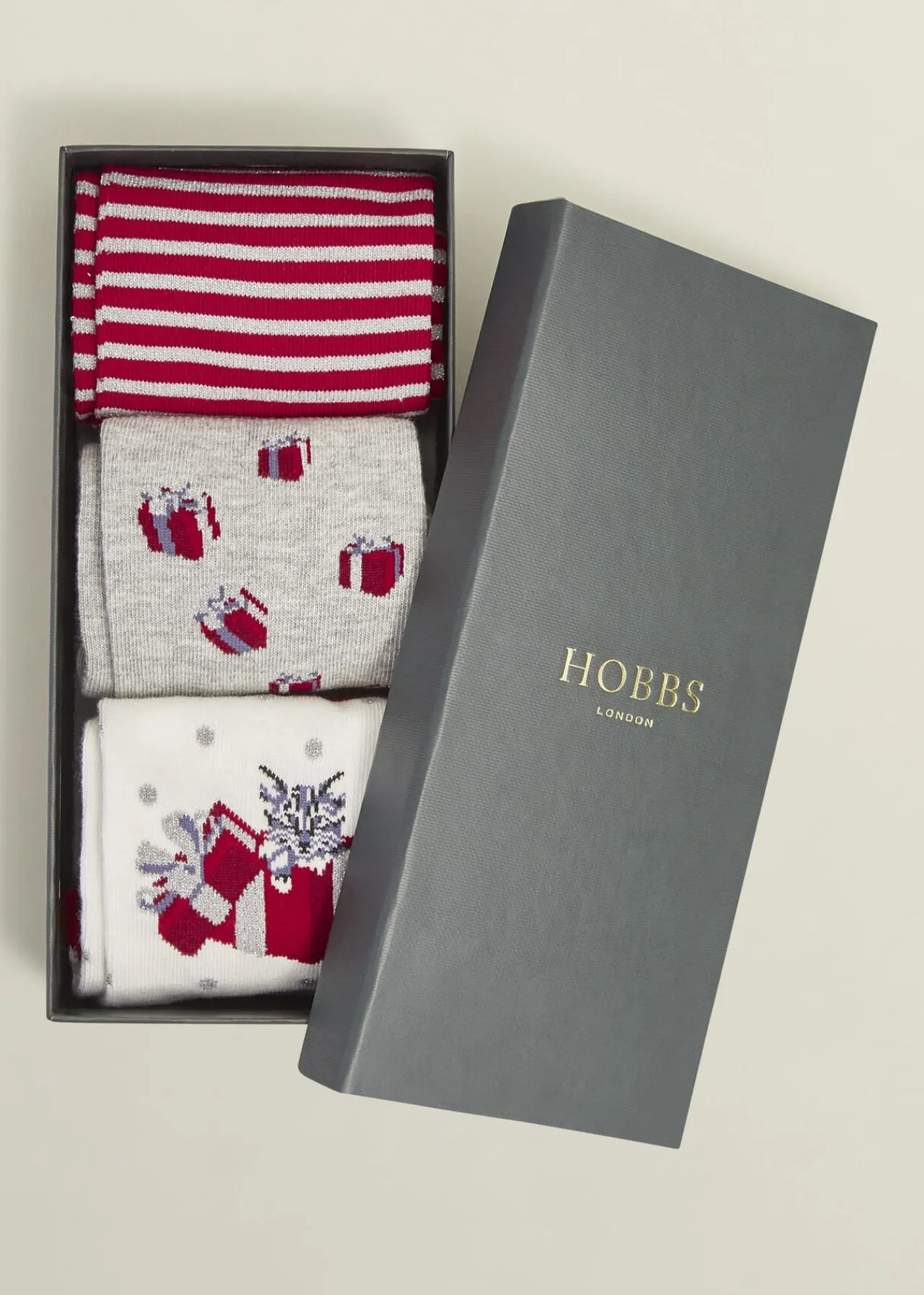 Hobbs Christmas Cat Sock Set* Socks & Tights | Shop By Category