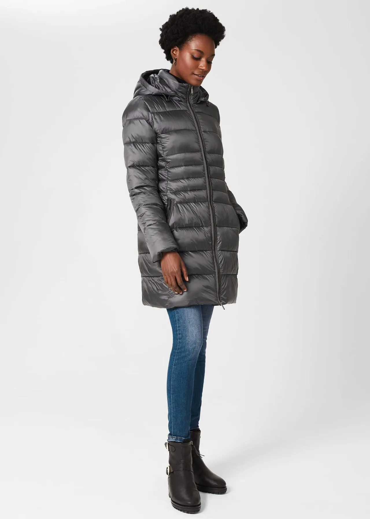 Hobbs Danika Long Puffer Jacket With Hood* Coats & Jackets | Shop By Category