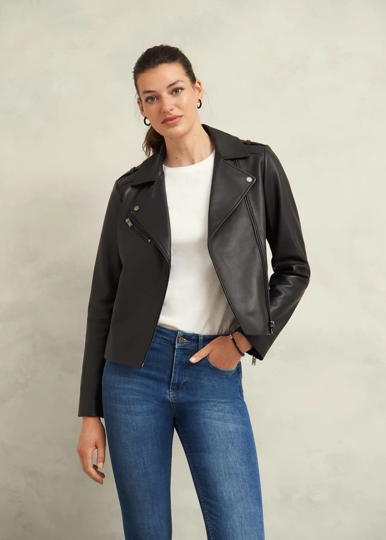 Hobbs Darby Leather Jacket* Coats & Jackets | Shop By Category