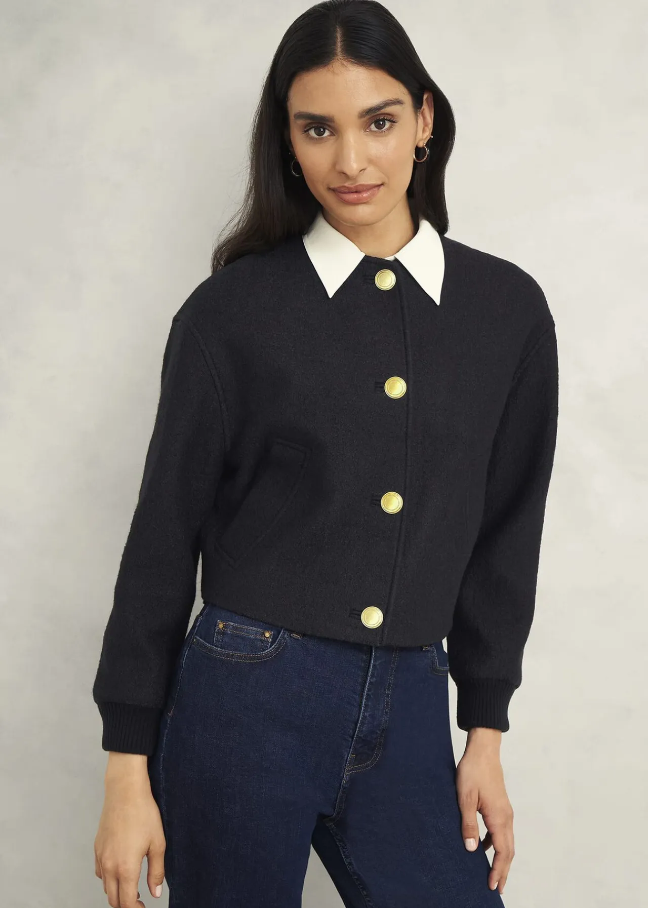 Hobbs Elsham Bomber Jacket With Wool* Limited Edition | Coats & Jackets