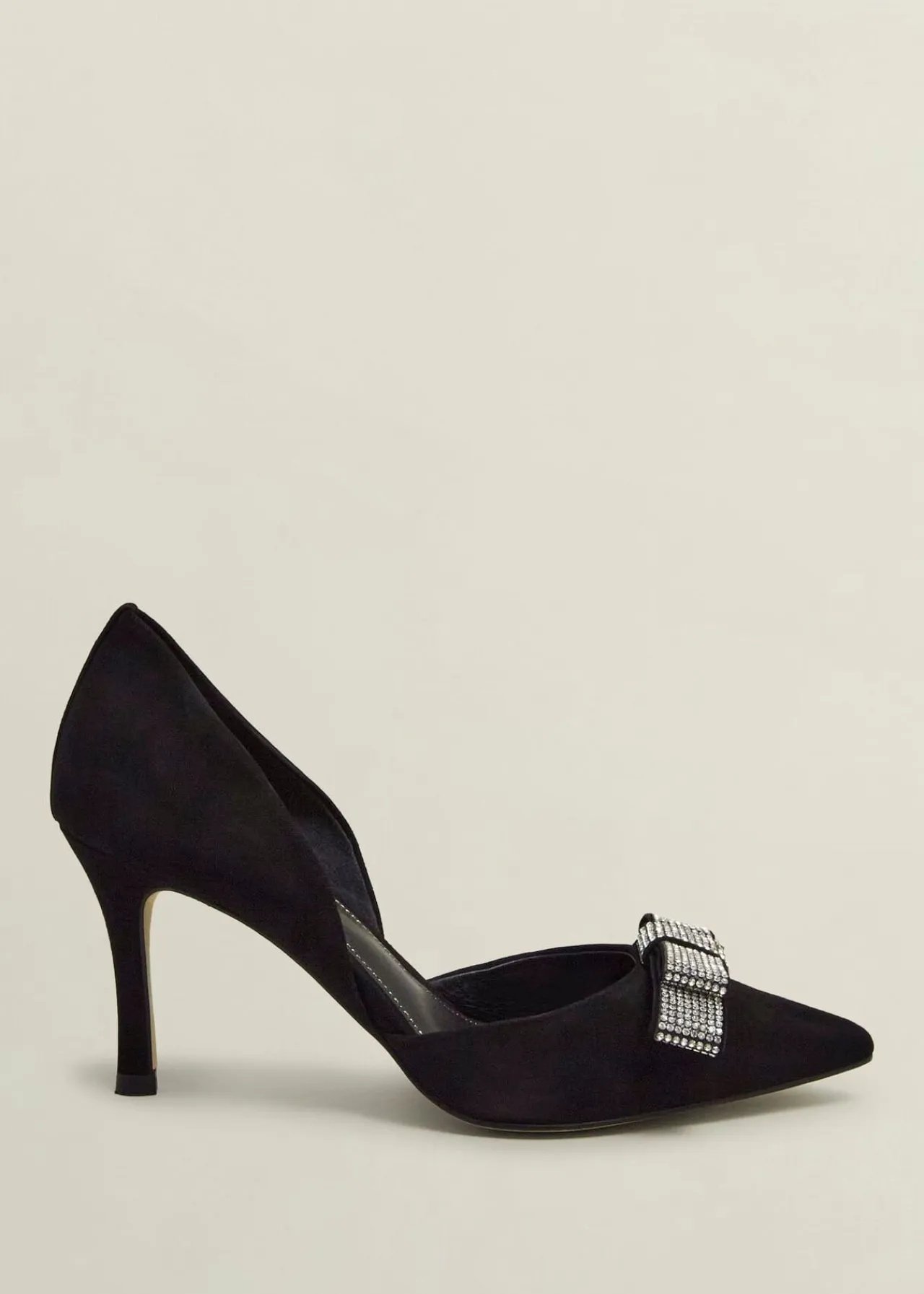 Hobbs Elva Jewelled Bow Courts* Heels | Court Shoes