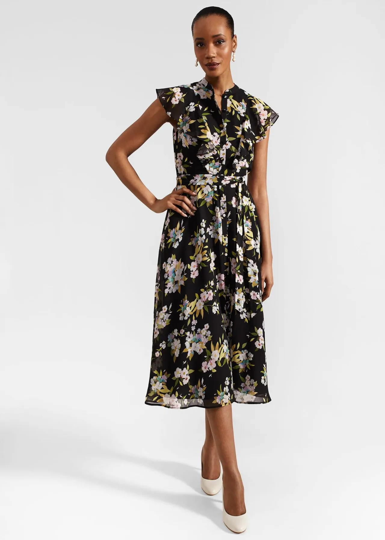 Hobbs Erica Belted Midi Dress* Wedding Guest Outfits | Shop By Category