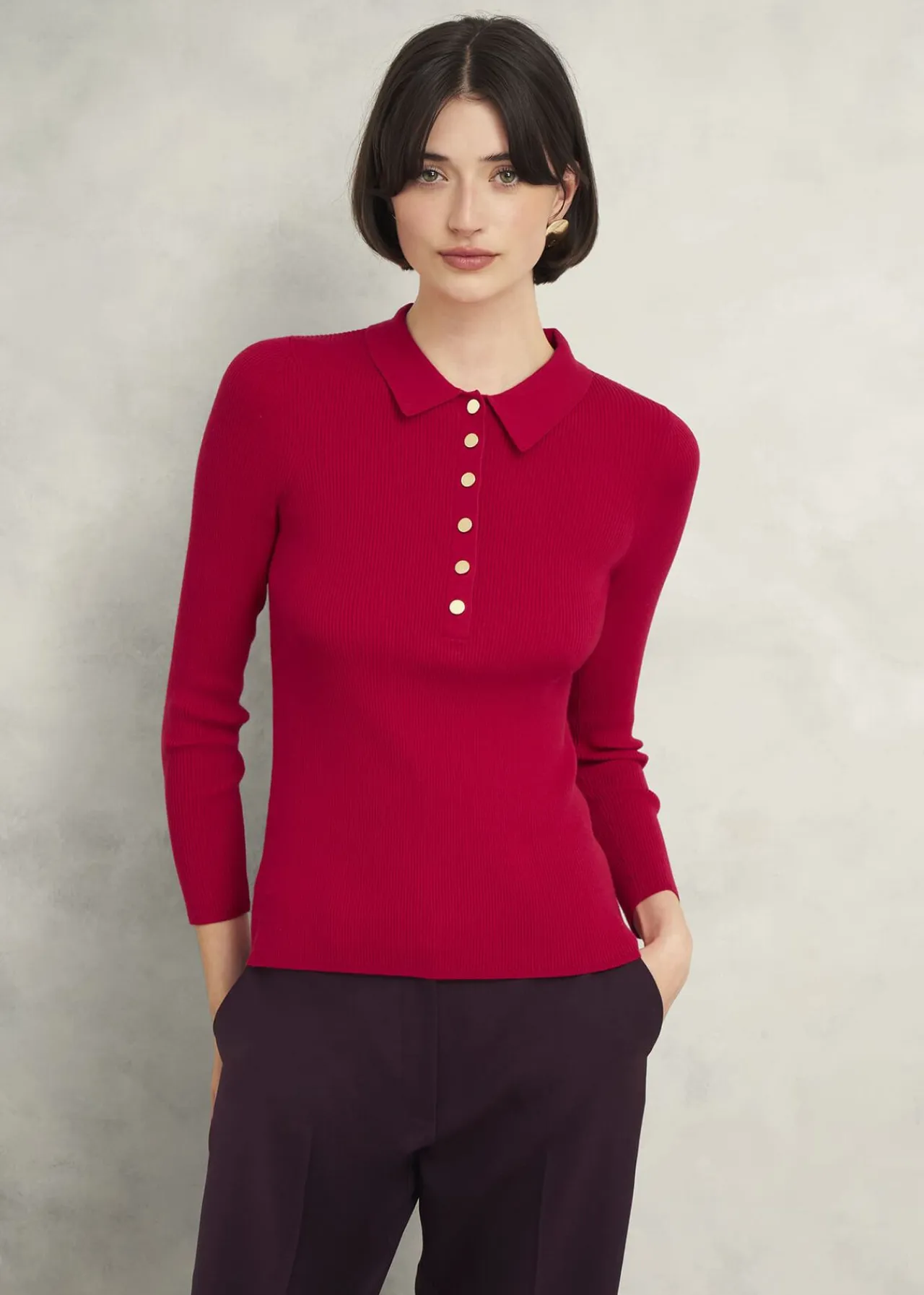 Hobbs Fara Knitted Shirt* Jumpers & Cardigans | Shop By Category