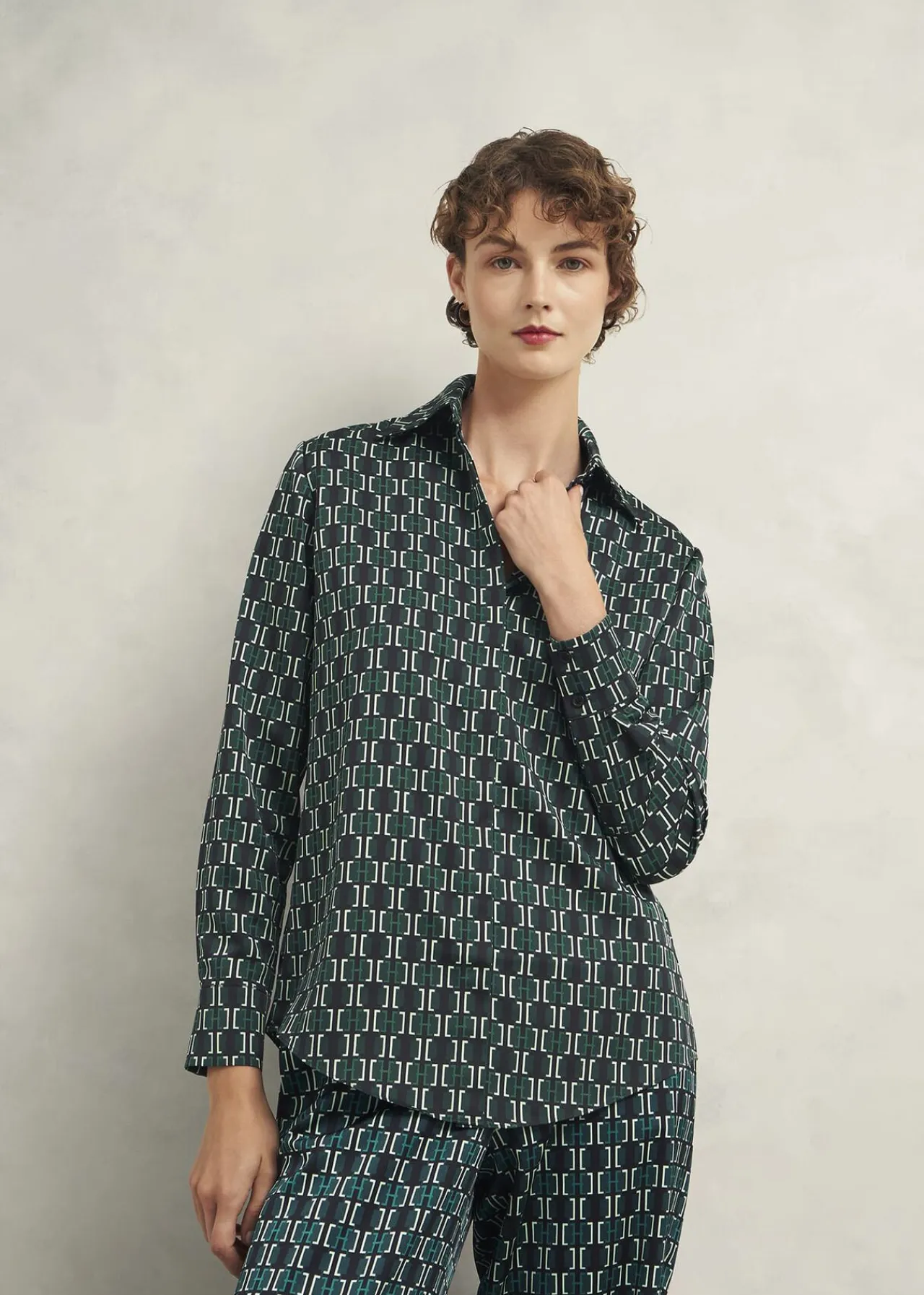 Hobbs Finwell Satin Shirt* Limited Edition | Tops