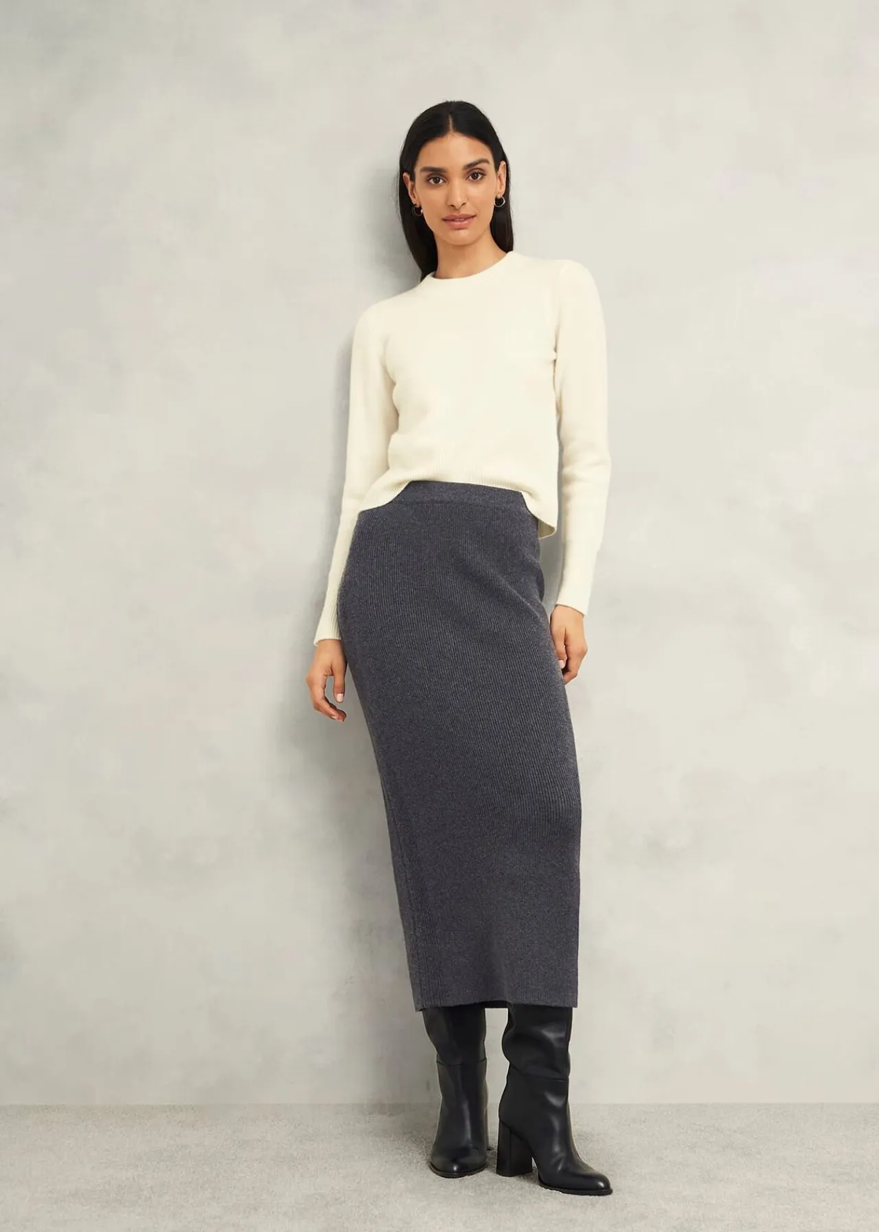 Hobbs Gaskell Co-Ord Wool Cotton Skirt* Limited Edition | Shop By Category