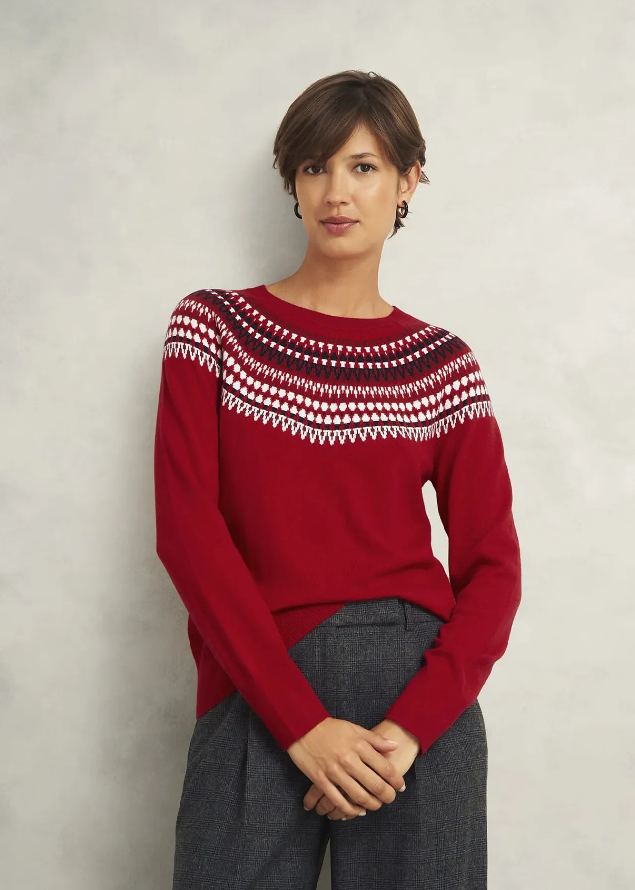 Hobbs Greta Fairisle Jumper With Cashmere* Cashmere | Jumpers & Cardigans