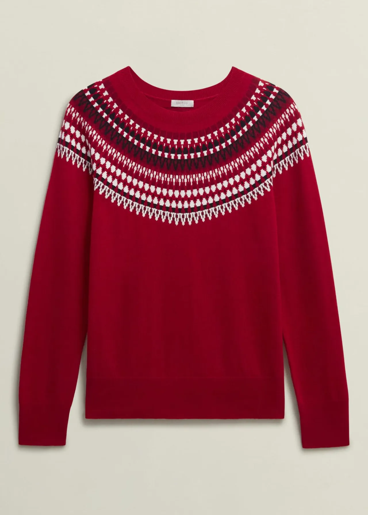 Hobbs Greta Fairisle Jumper With Cashmere* Cashmere | Jumpers & Cardigans