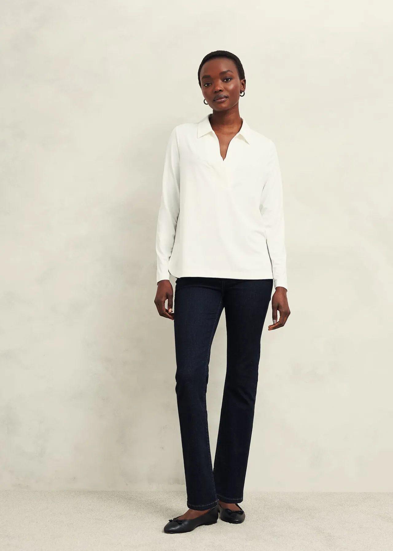 Hobbs Gwen Collared Tunic Top* Tops | Shop By Category