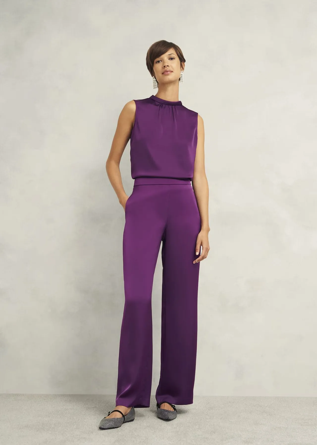 Hobbs Judith Satin Trousers* Trousers | Shop By Category