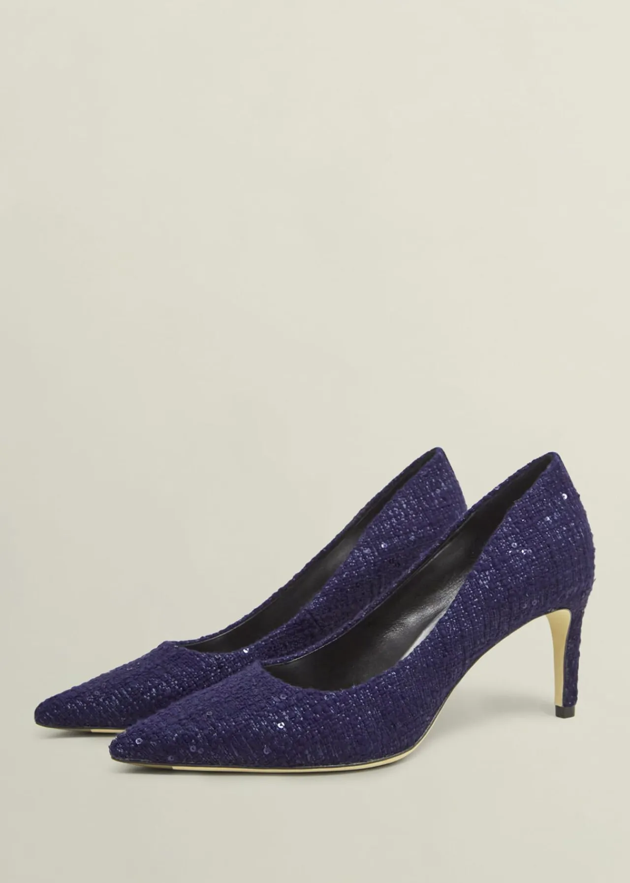 Hobbs Leila Tweed Court Shoes* Work Shoes | Workwear