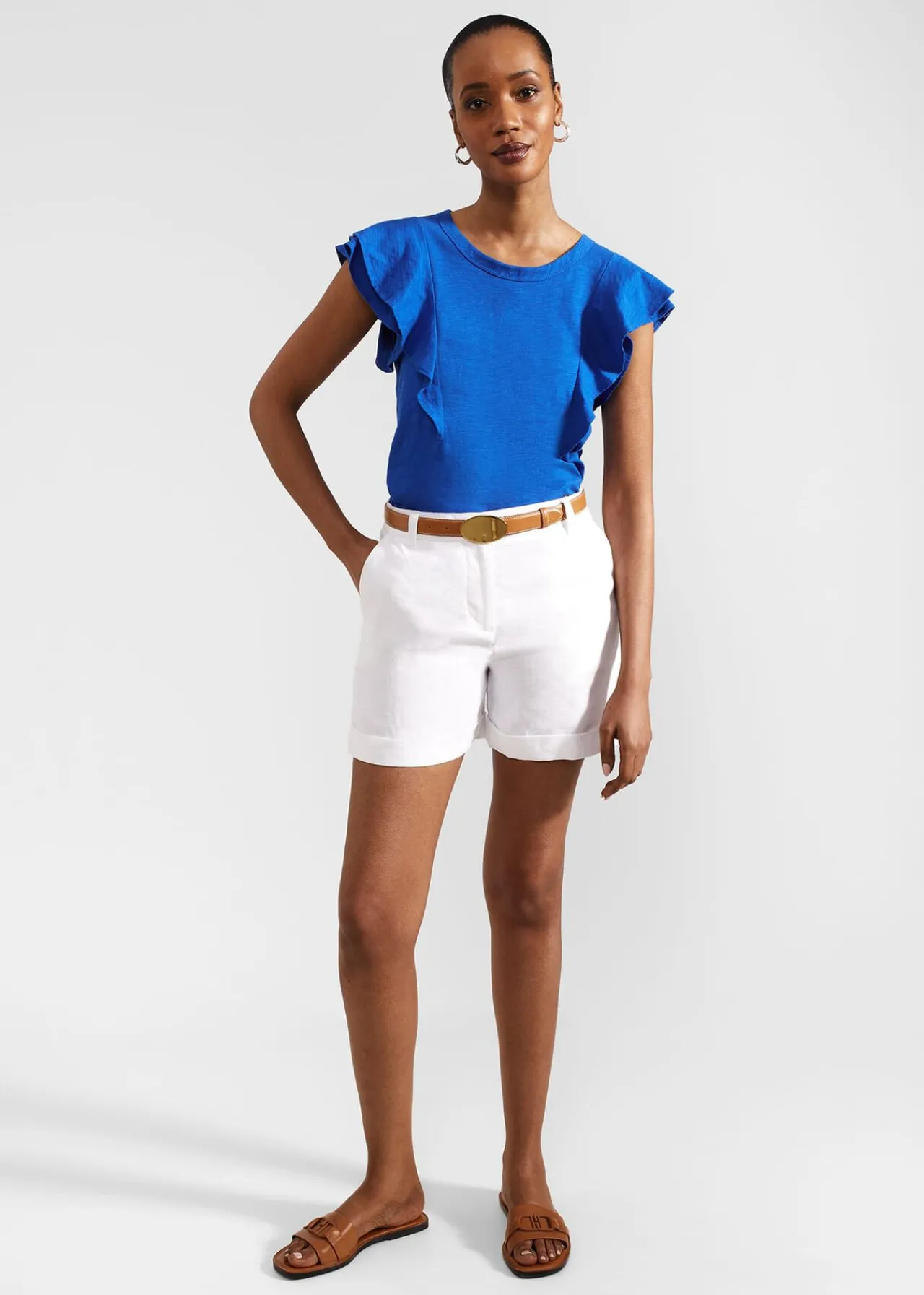 Hobbs Lenna Linen Short* Trousers | Shop By Category