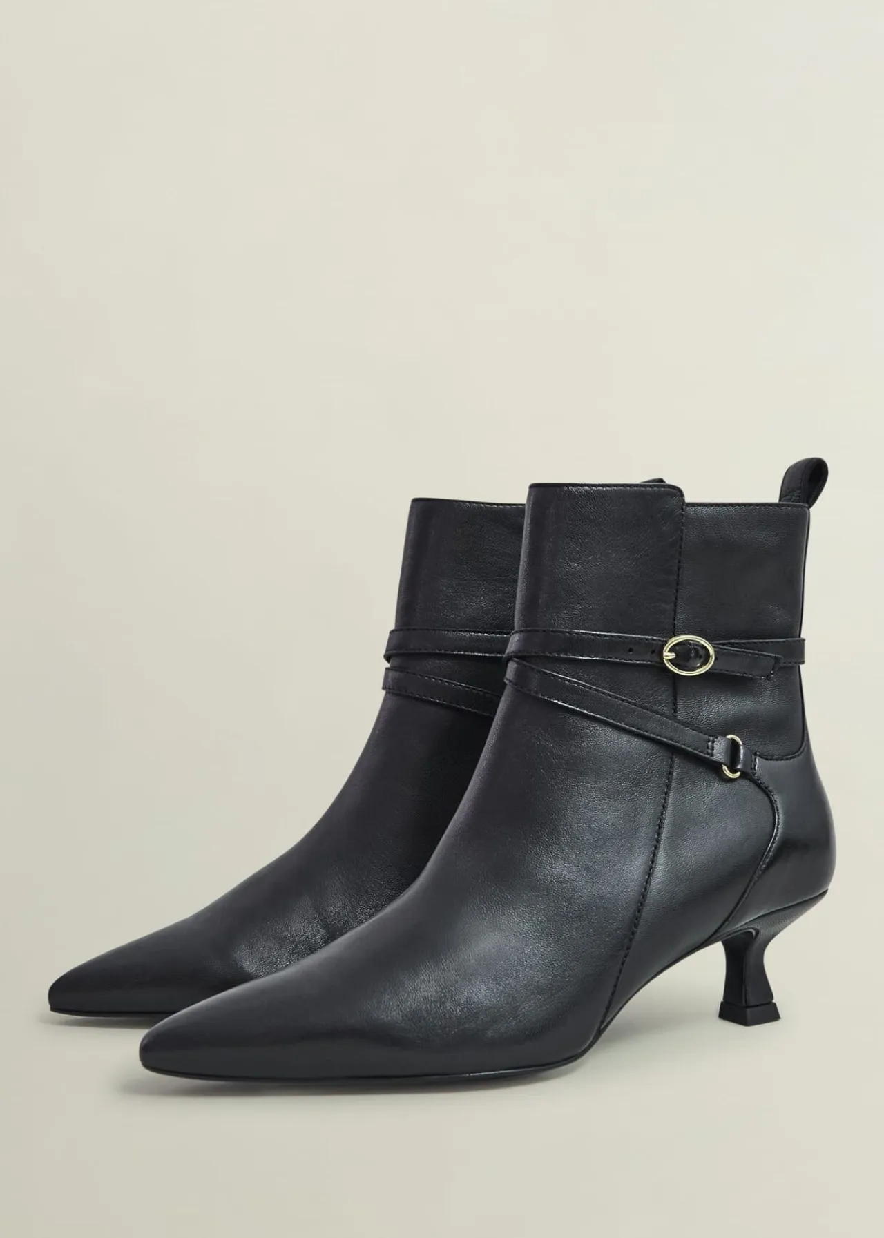 Hobbs Loretta Leather Heeled Ankle Boots* Boots | Shop By Category