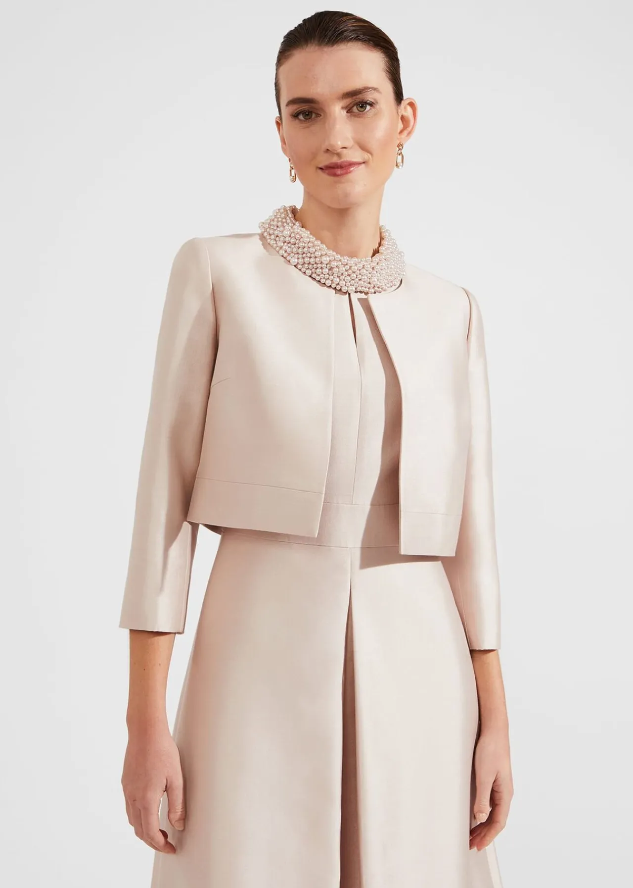 Hobbs Marcella Silk Blend Jacket* Matching Dresses & Jackets | Mother Of The Bride Or Groom Outfits