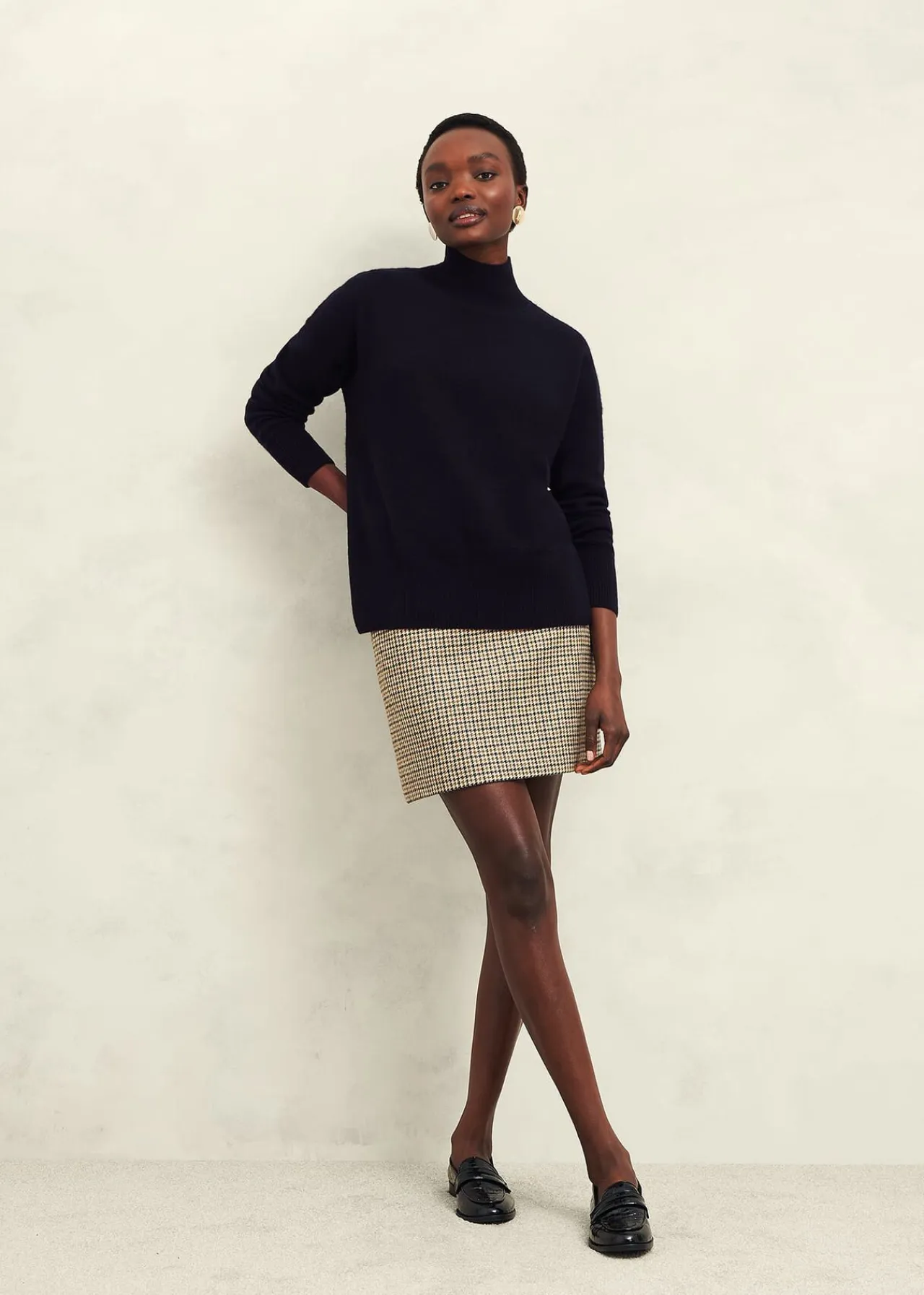Hobbs Marlena Cashmere Funnel Neck Jumper* Cashmere | Jumpers & Cardigans