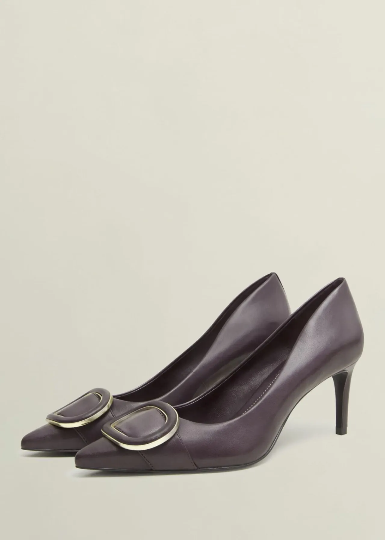 Hobbs Martie Leather Court Shoes* Work Shoes | Workwear