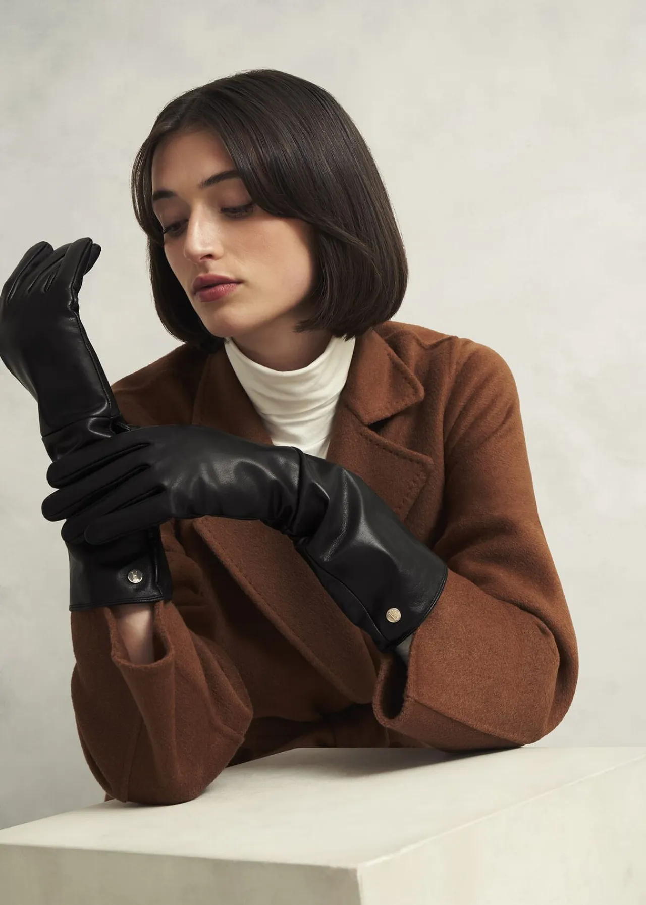 Hobbs Meghan Leather Long Gloves* Winter Accessories | Gloves