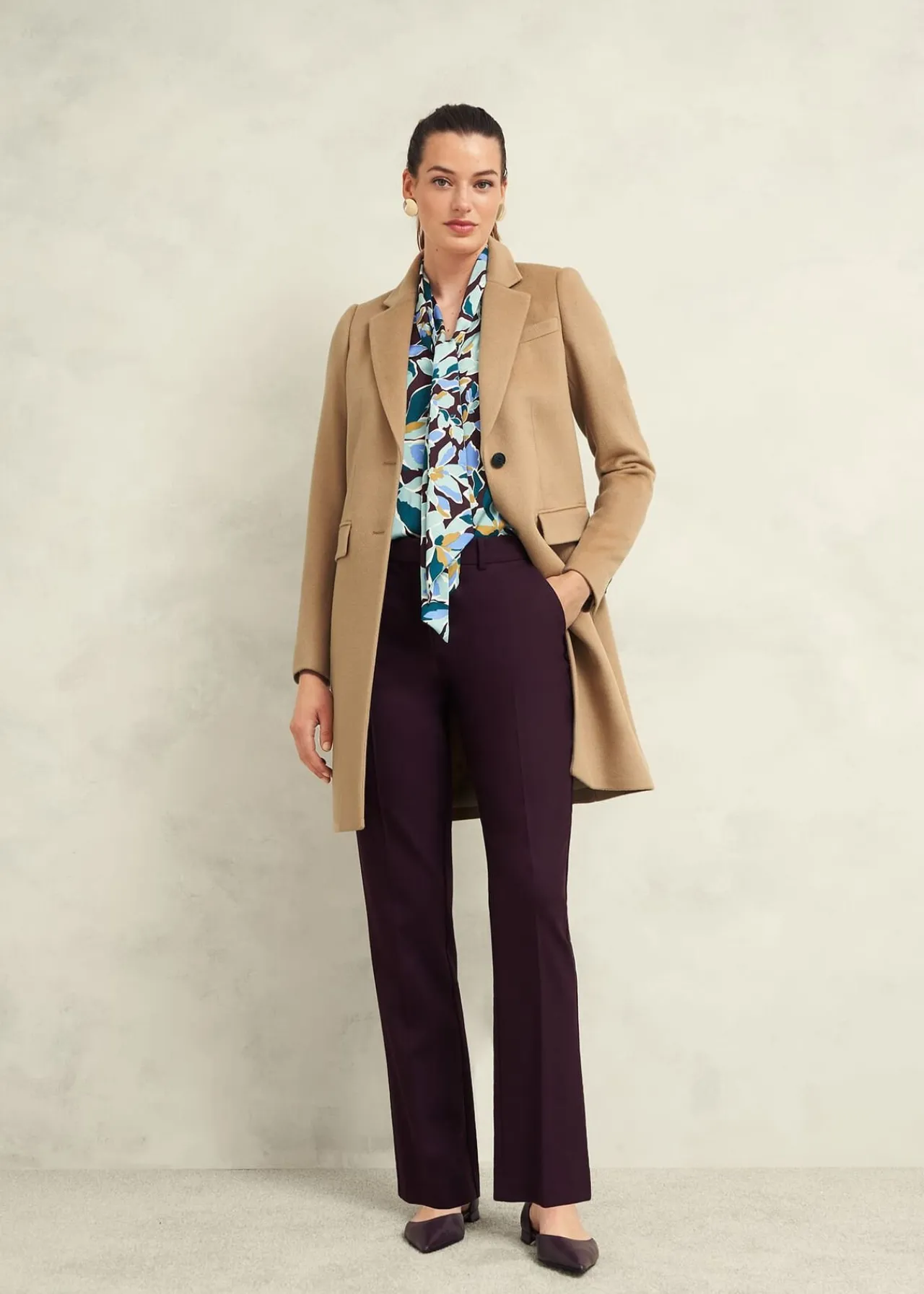 Hobbs Petite Cavendish Wool Coat* Petite Coats & Jackets | Petite Collection