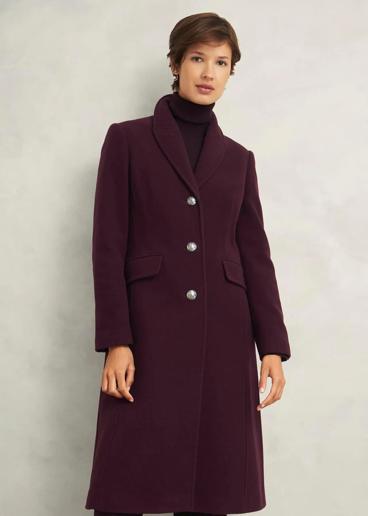 Hobbs Petite Edwina Wool Blend Coat* Petite Coats & Jackets | Petite Collection