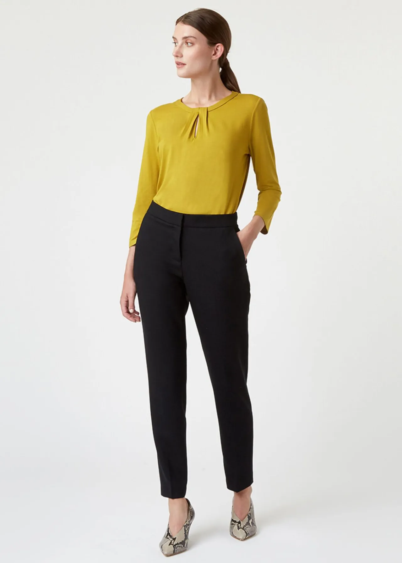 Hobbs Petite Gael Wool Blend Trouser With Stretch* Petite Workwear | Petite Collection
