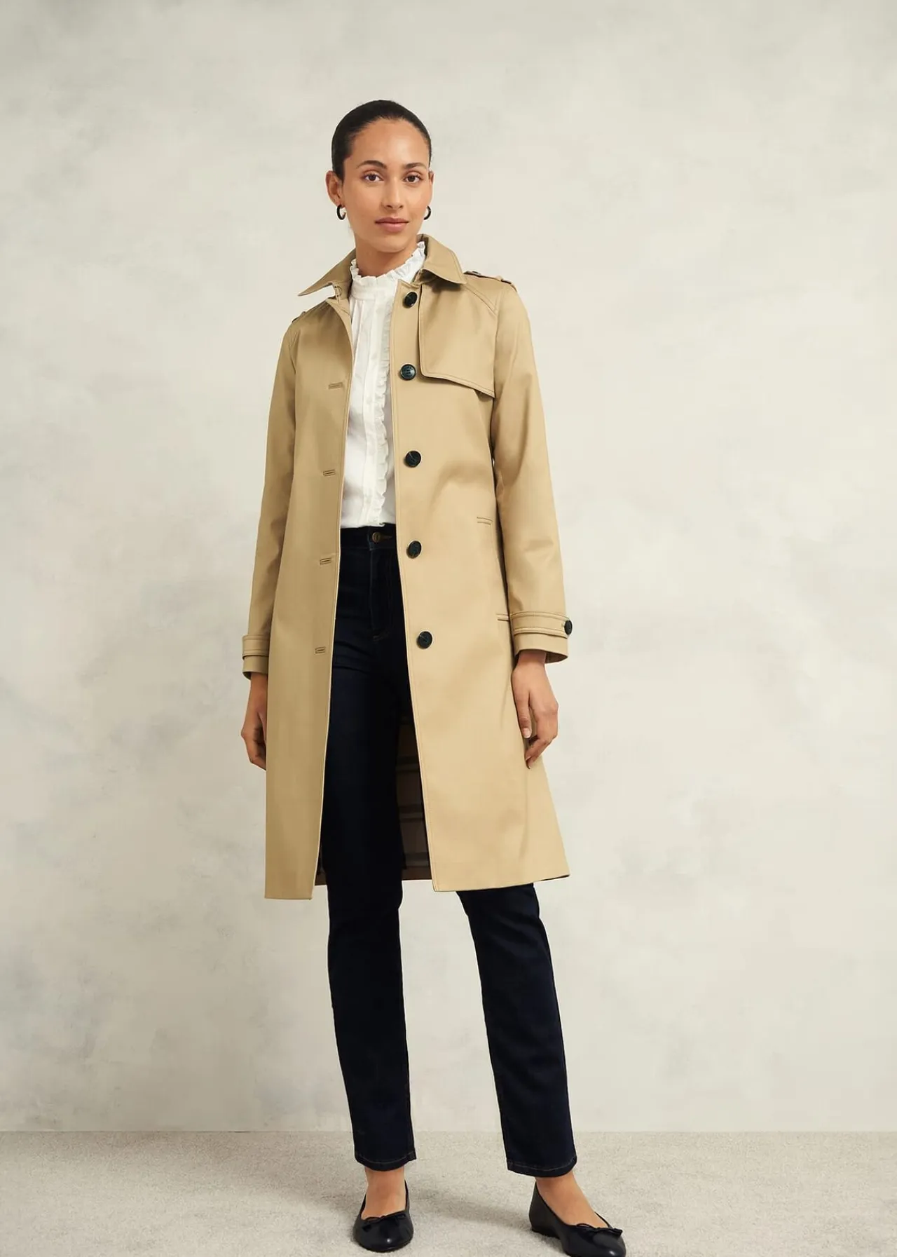 Hobbs Petite Hallie Shower Resistant Trench Coat* Petite Coats & Jackets | Petite Collection