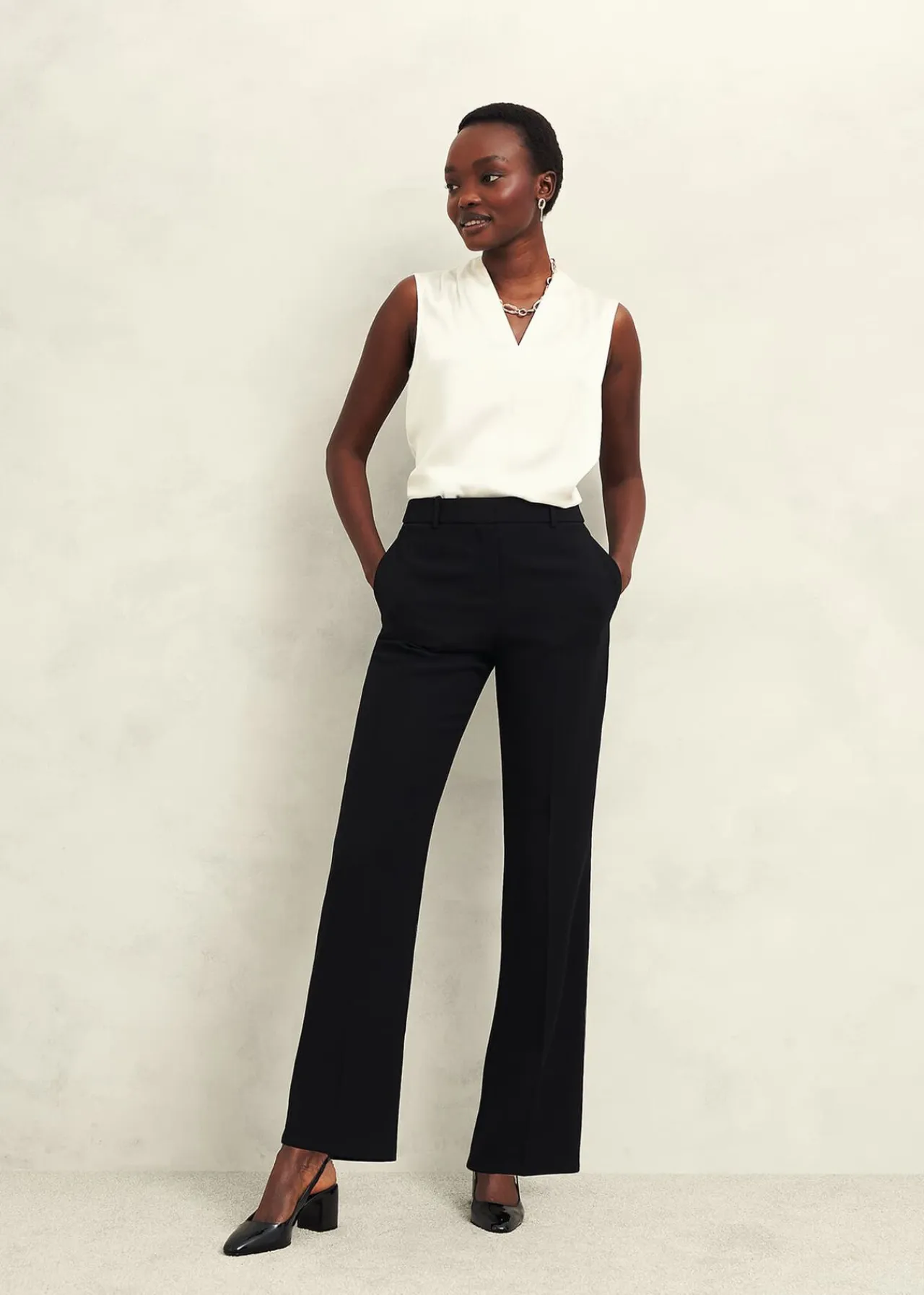 Hobbs Petite Maya Straight Trousers* Petite Workwear | Petite Collection