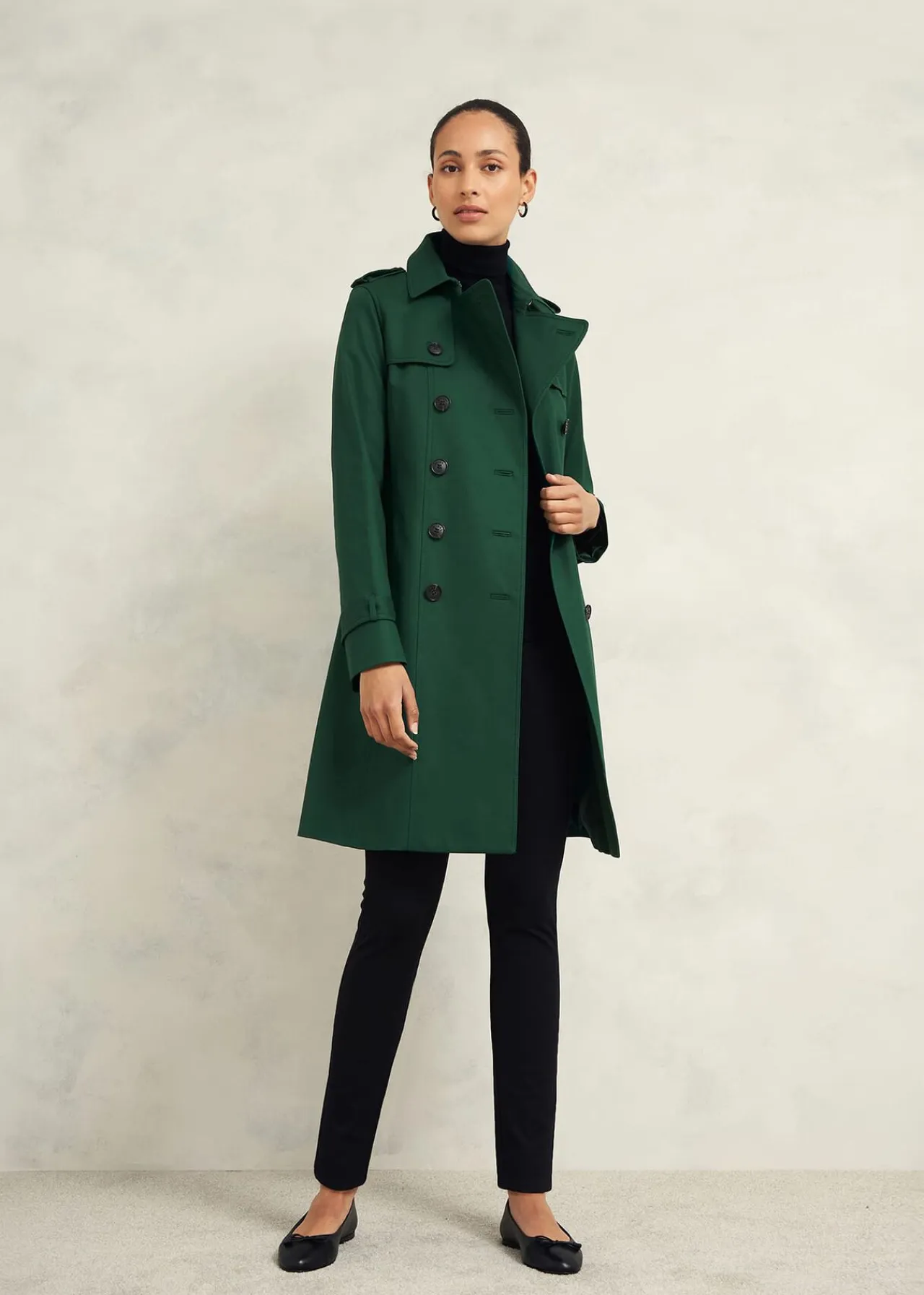 Hobbs Petite Saskia Shower Resistant Trench Coat* Petite Coats & Jackets | Petite Collection