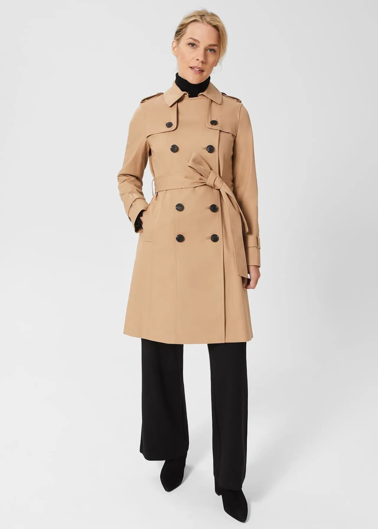 Hobbs Petite Saskia Shower Resistant Trench Coat* Petite Coats & Jackets | Petite Collection
