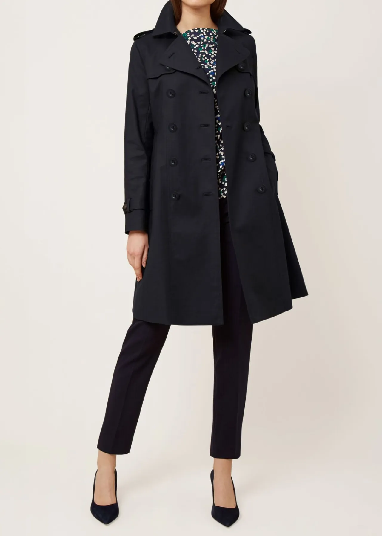 Hobbs Petite Saskia Water Resistant Trench Coat* Petite Workwear | Petite Collection