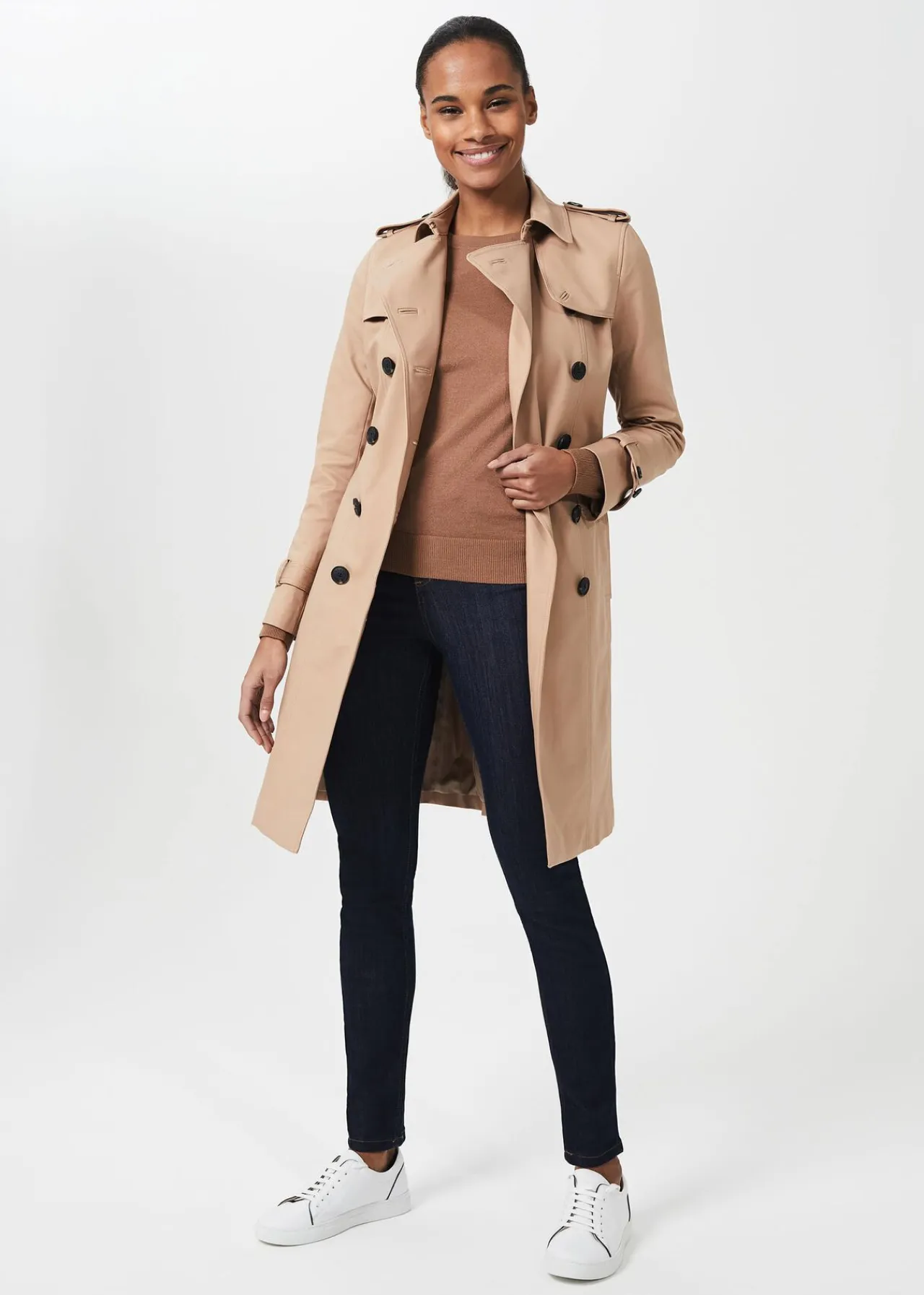 Hobbs Petite Saskia Water Resist Trench Coat* Petite Coats & Jackets | Petite Collection
