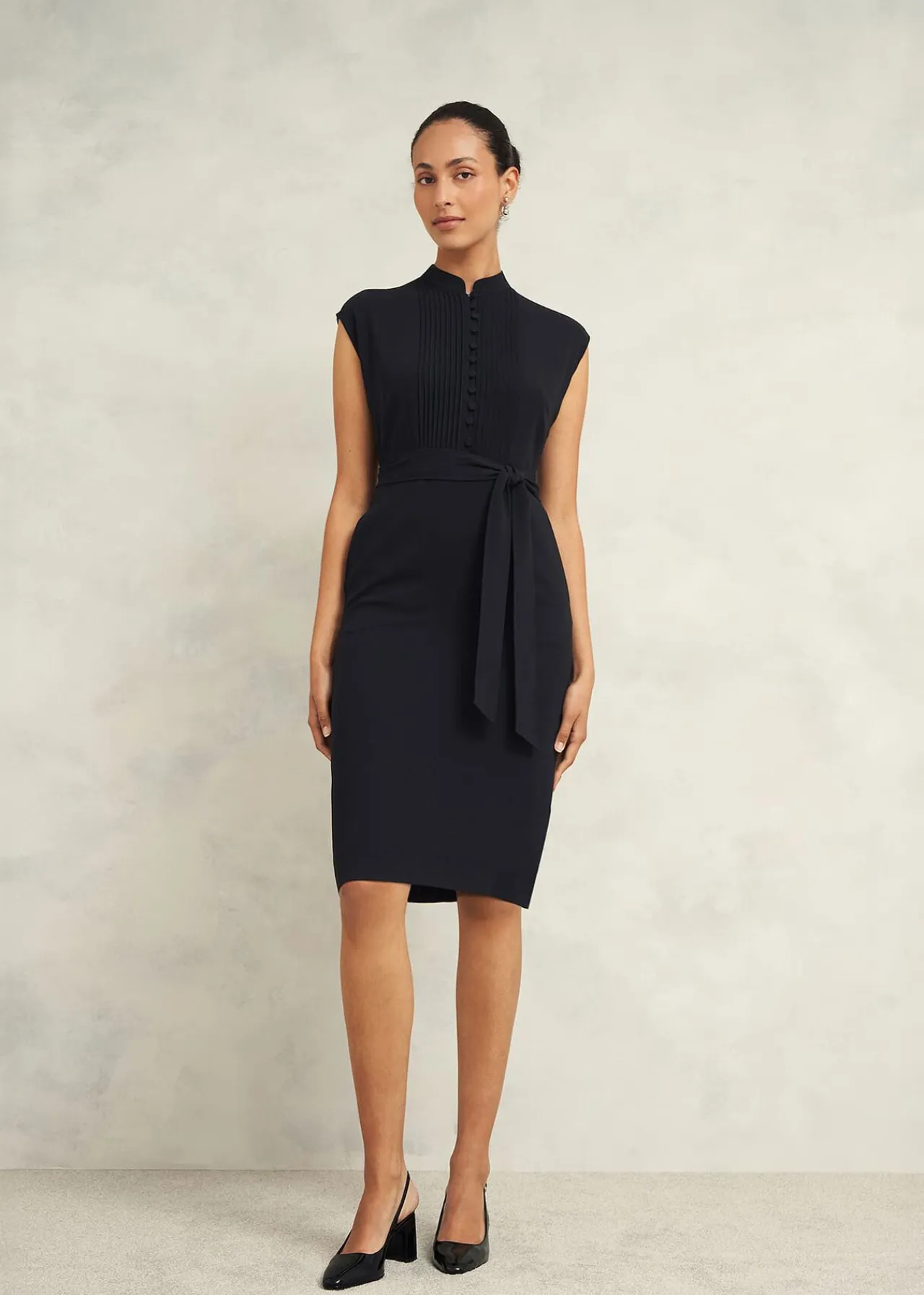 Hobbs Pia Pintuck Dress* Workwear | Shop By Category