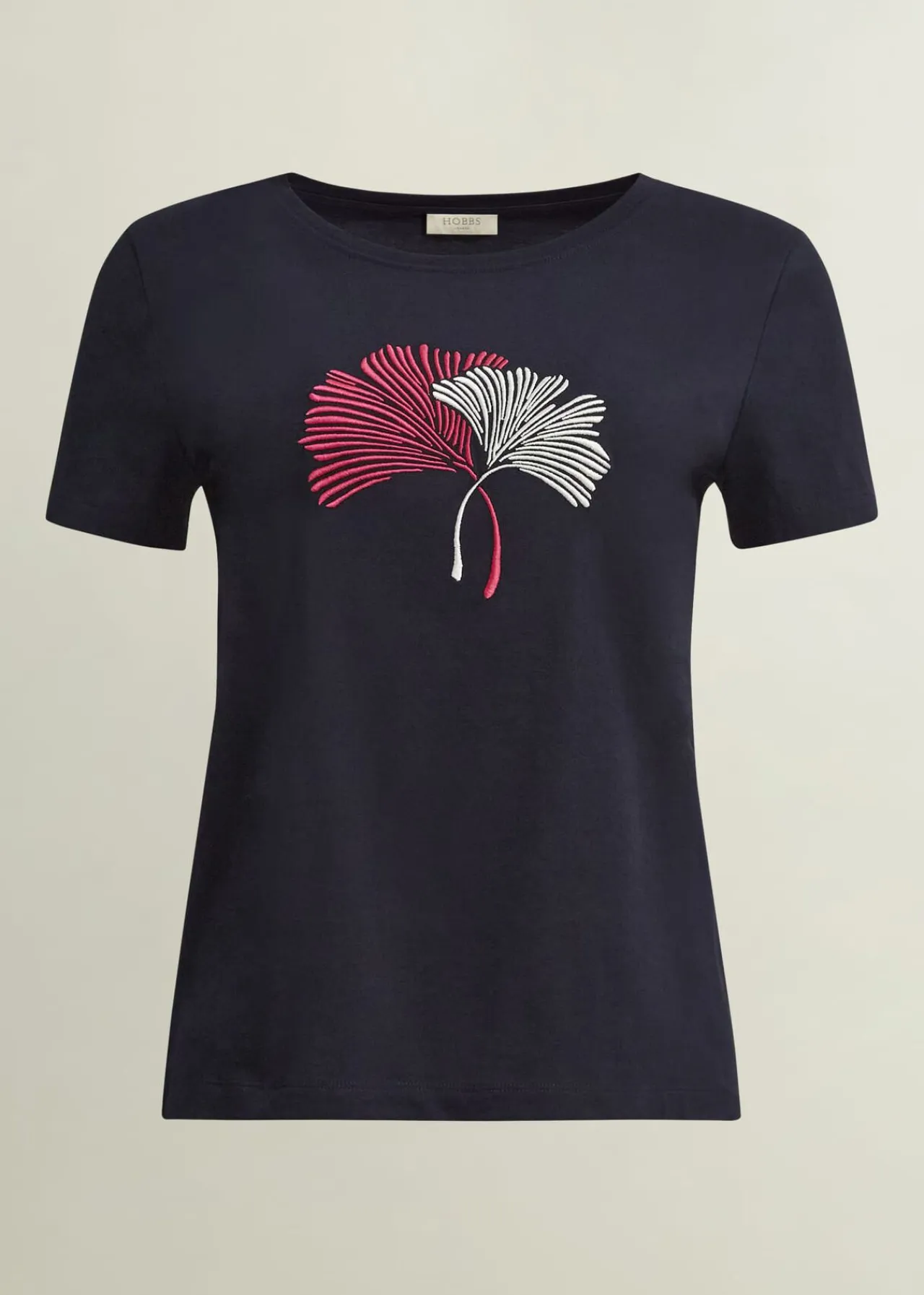Hobbs Pixie Cotton Embroidered T-Shirt* Tops | Shop By Category