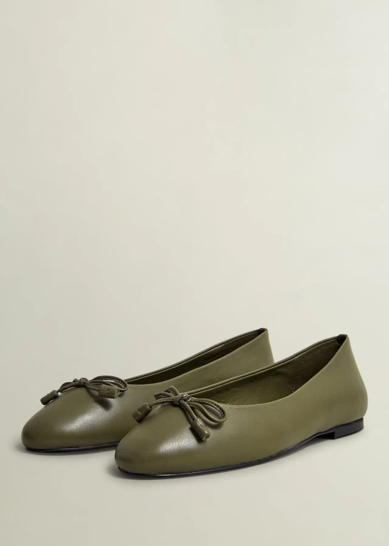 Hobbs Priya Leather Ballerina* Work Shoes | Workwear