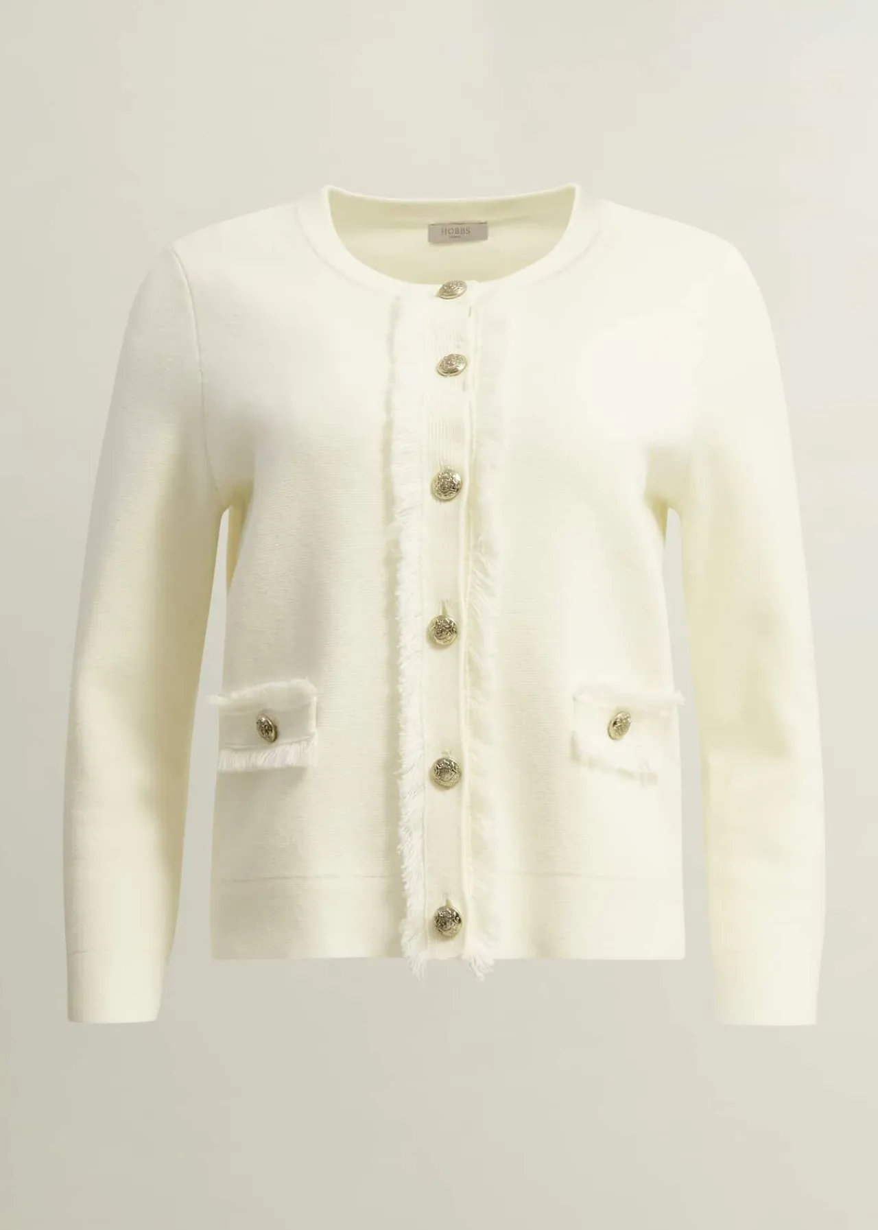 Hobbs Sairey Cotton Wool Knitted Jacket* Jumpers & Cardigans | Shop By Category