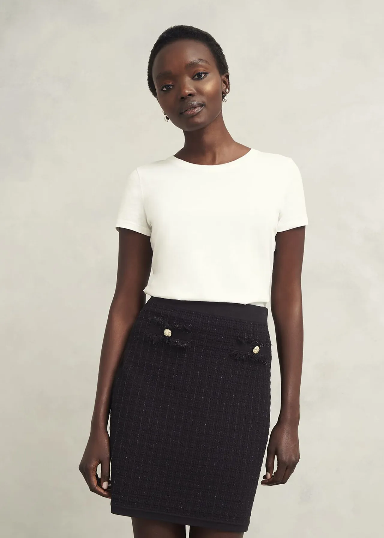 Hobbs Sairey Sparkle Knitted Skirt* Workwear | Suits & Co-ords