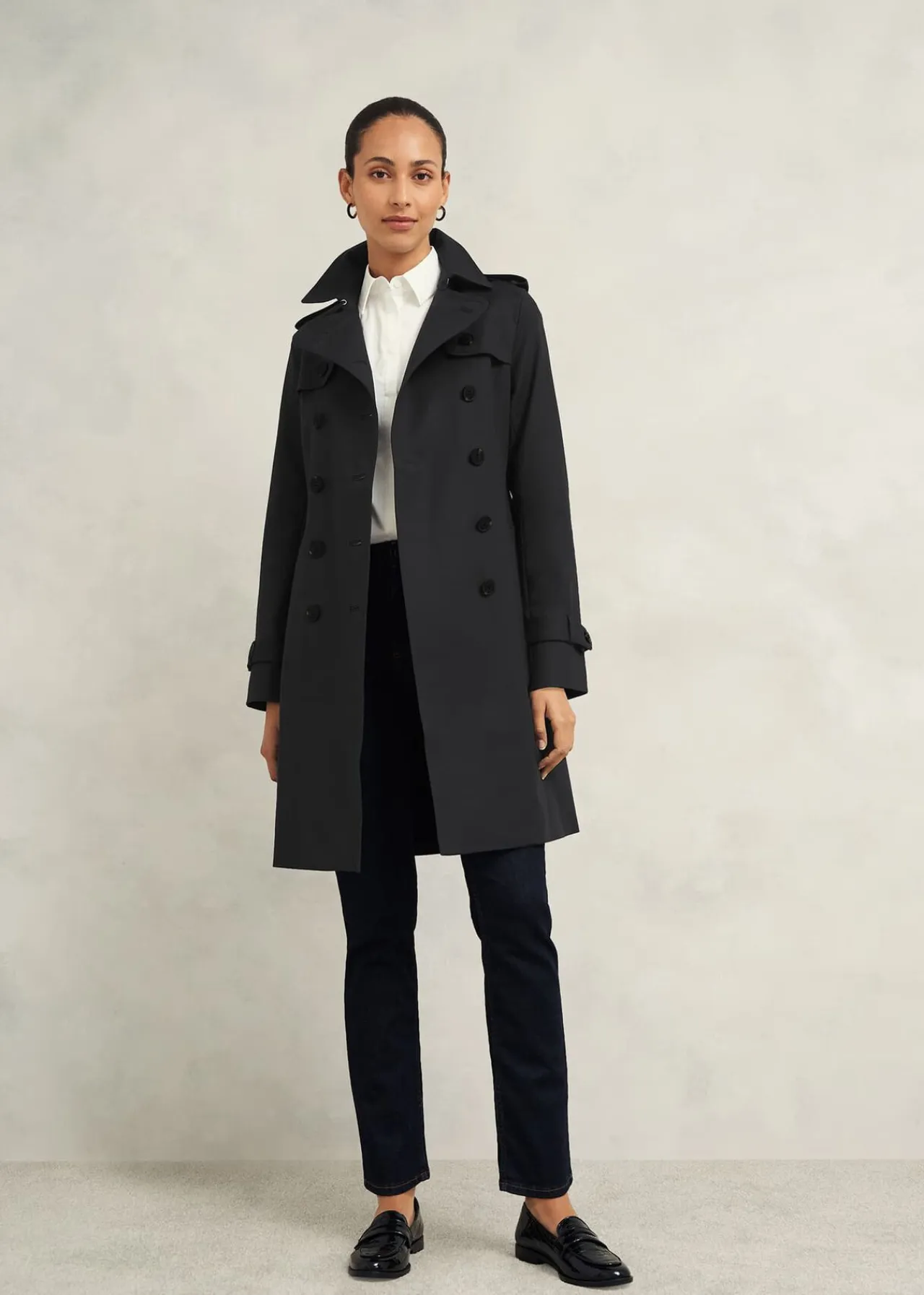 Hobbs Saskia Shower Resistant Trench Coat* Workwear | Coats & Jackets