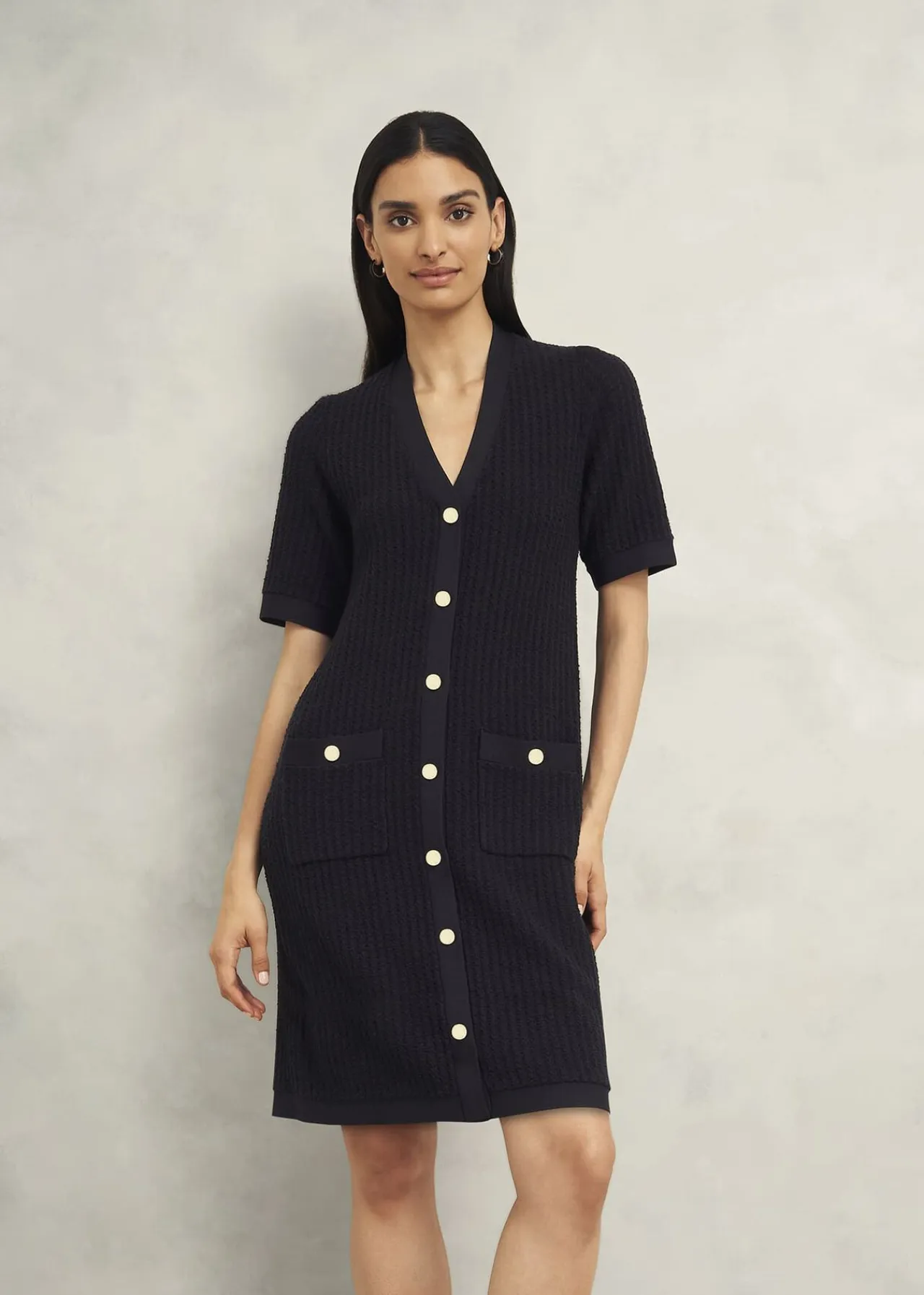 Hobbs Tatton Cotton Blend Knitted Dress* Limited Edition | Shop By Category