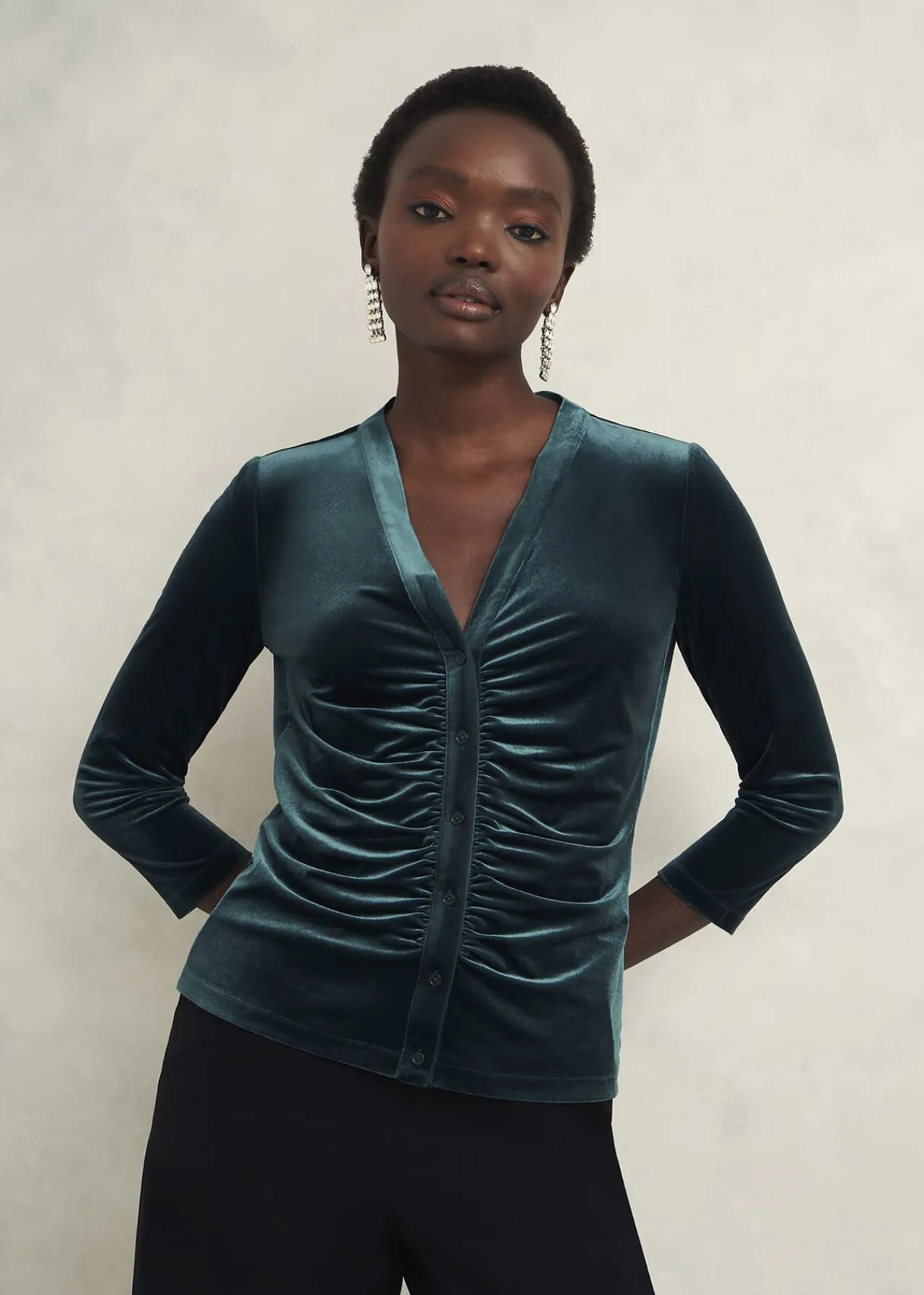Hobbs Velvet Hattie Top* Tops | Shop By Category