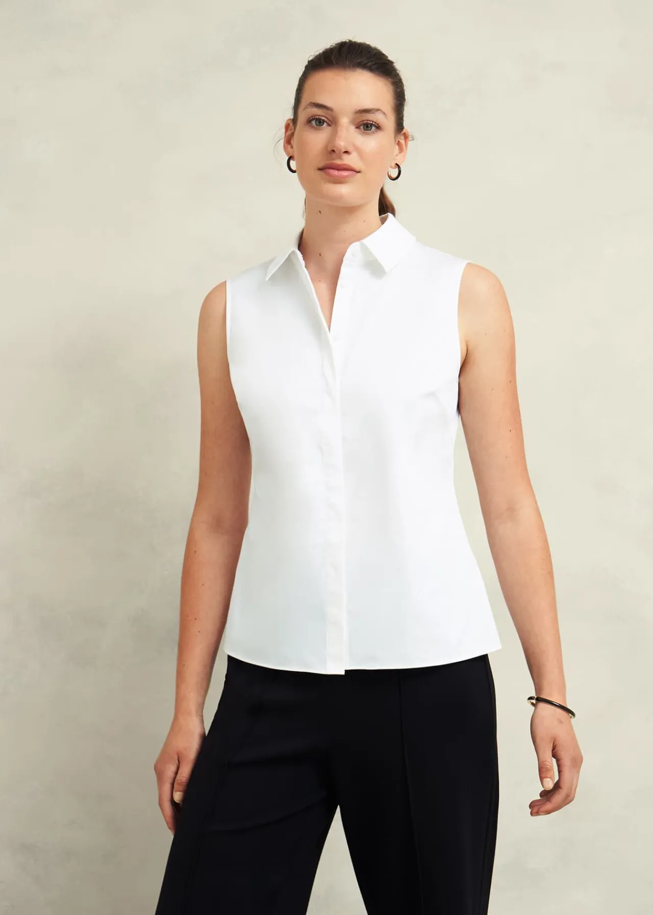 Hobbs Vic Sleeveless Shirt* Workwear | Tops