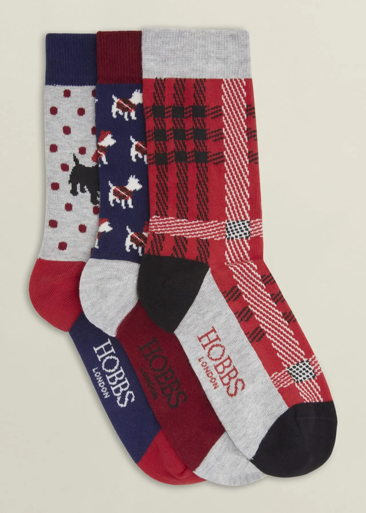 Hobbs Westie Dog Sock Set* Socks & Tights | Shop By Category