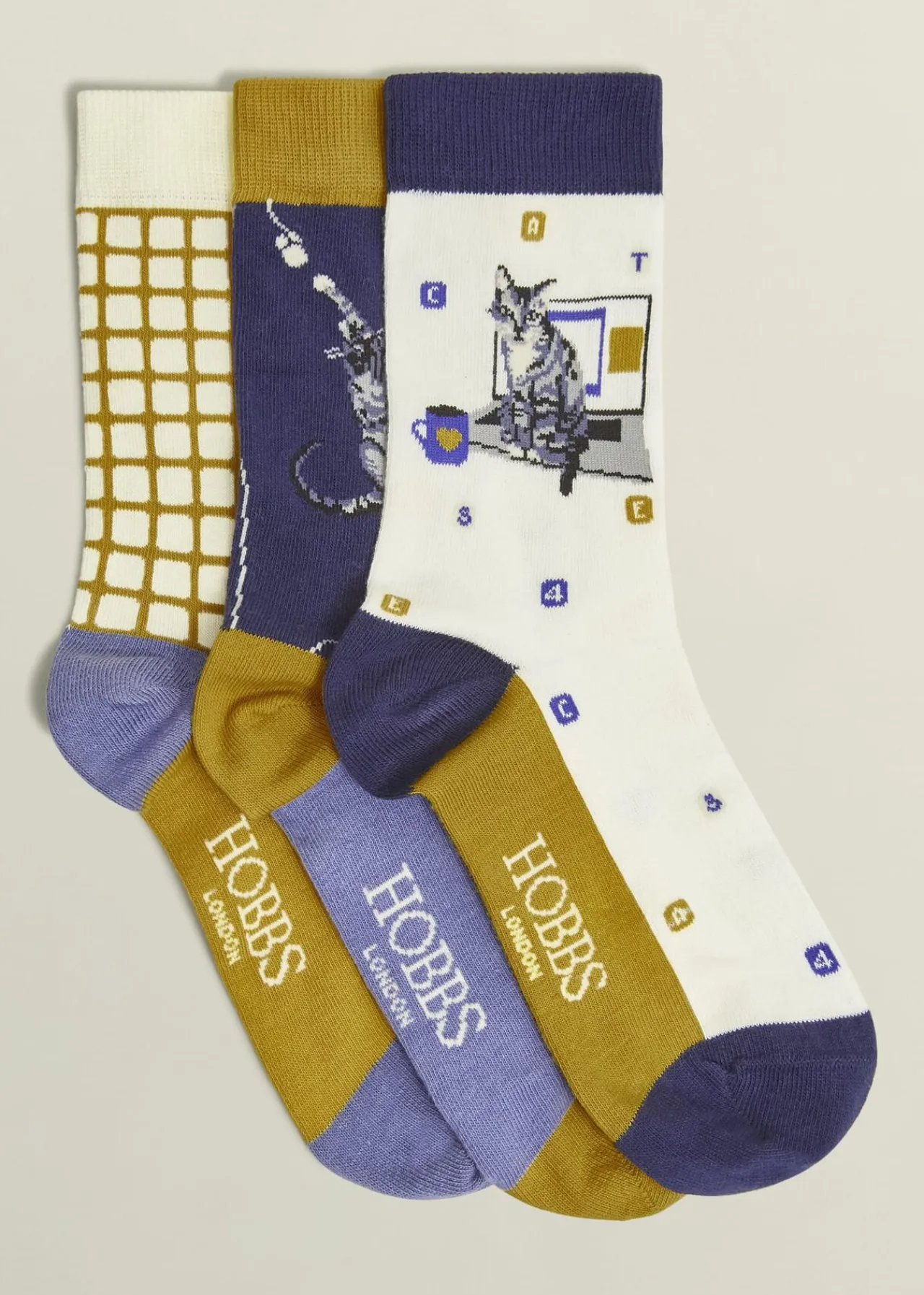 Hobbs Working From Home Cat Sock Set* Shop By Category | Edits