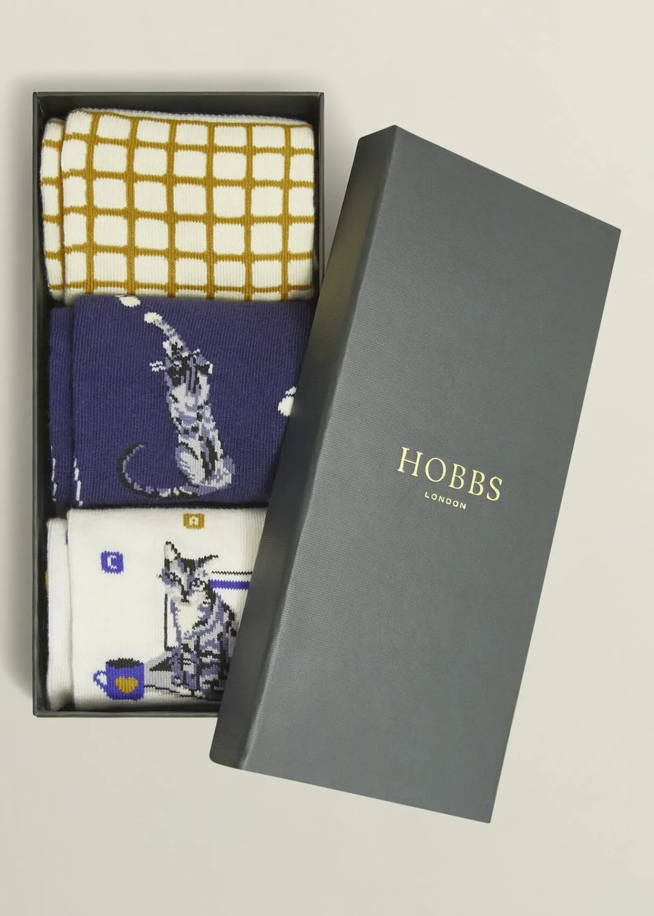 Hobbs Working From Home Cat Sock Set* Shop By Category | Edits