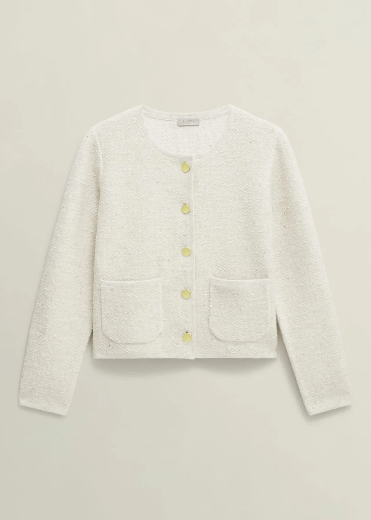 Hobbs Zayla Sparkle Knitted Jacket* Coats & Jackets | Shop By Category